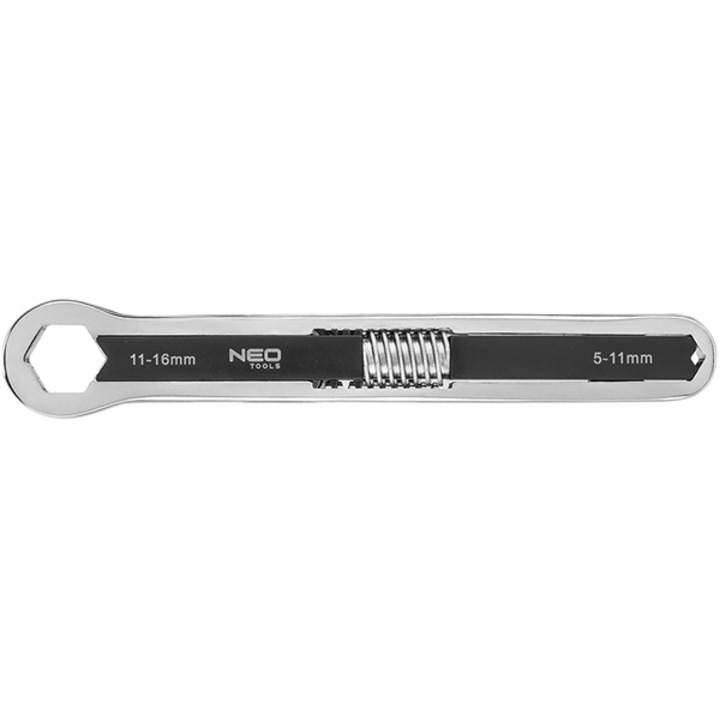 Регулируем двоен гаечен ключ 5-16 mm, Neo Tools, 03-030