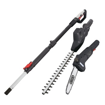 Set fierastrau telescopic 2 in 1 pentru taiat gard viu, crengi TPX710 Scheppach SCH5910507901, 500 W, 2500 mm, 3800 rpm Set fierastrau telescopic 2 in 1 pentru taiat gard viu, crengi TPX710 Scheppach SCH5910507901, 500 W, 2500 mm, 3800 rpm