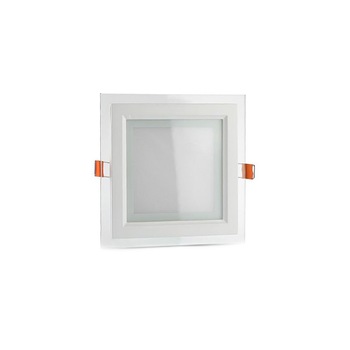 Panou LED, 12 W, 840 lm, 4000 K, rama sticla, lumina alb neutru Panou LED, 12 W, 840 lm, 4000 K, rama sticla, lumina alb neutru