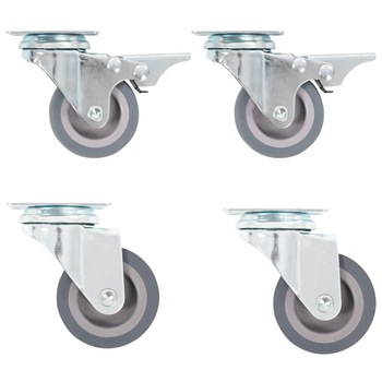 Set de 32 de roti pivotante, vidaXL, 50 mm Set de 32 de roti pivotante, vidaXL, 50 mm