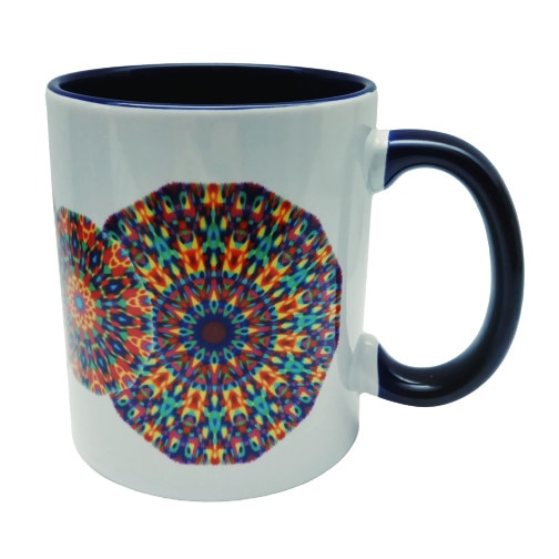 Cana cu mandale, LiLA, model 136, capacitate 250 ml, multicolor