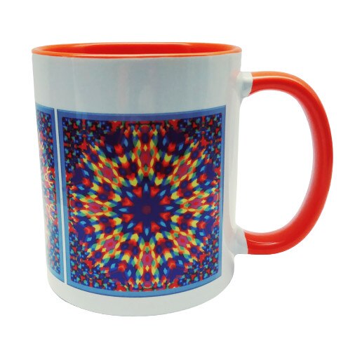 Cana cu mandale, LiLA, model 131, capacitate 250 ml, multicolor