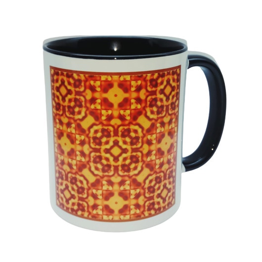 Cana cu mandale, LiLA, model 129, capacitate 250 ml, multicolor