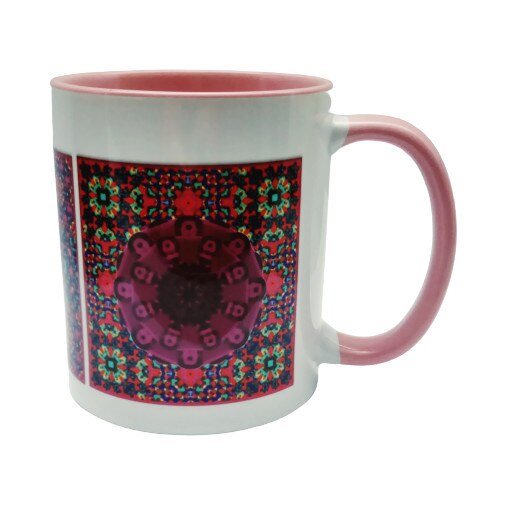 Cana cu mandale, LiLA, model 135, capacitate 250 ml, multicolor