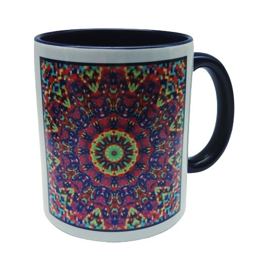 Cana cu mandale, LiLA, model 134, capacitate 250 ml, multicolor