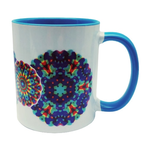 Cana cu mandale, LiLA, model 127, capacitate 250 ml, multicolor