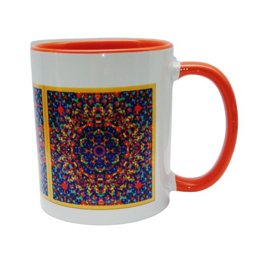 Cana cu mandale, LiLA, model 128, capacitate 250 ml, multicolor