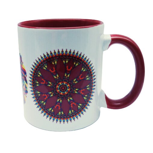 Cana cu mandale, LiLA, model 125, capacitate 250 ml, multicolor