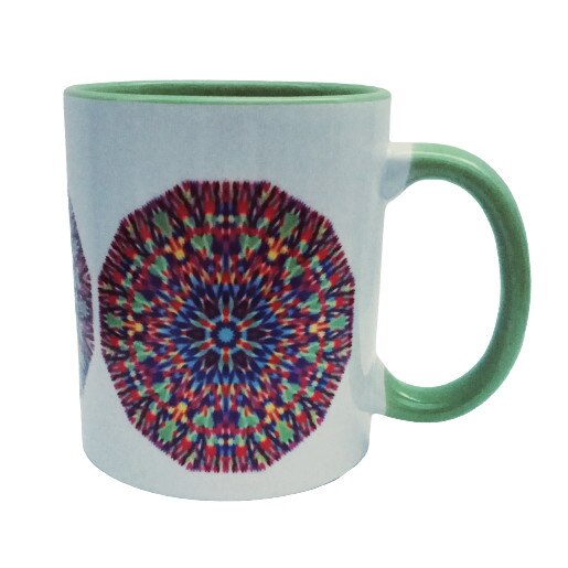 Cana cu mandale, LiLA, model 120, capacitate 250 ml, multicolor