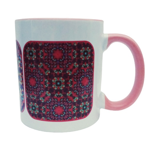 Cana cu mandale, LiLA, model 119, capacitate 250 ml, multicolor