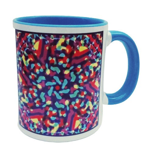 Cana cu mandale, LiLA, model 115, capacitate 250 ml, multicolor