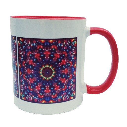 Cana cu mandale, LiLA, model 116, capacitate 250 ml, multicolor