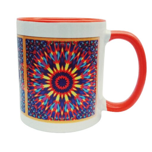 Cana cu mandale, LiLA, model 113, capacitate 250 ml, multicolor