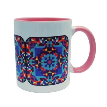 Cana cu mandale, LiLA, model 111, capacitate 250 ml, multicolor Cana cu mandale, LiLA, model 111, capacitate 250 ml, multicolor