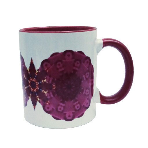 Cana cu mandale, LiLA, model 110, capacitate 250 ml, multicolor