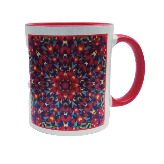 Cana cu mandale, LiLA, model 109, capacitate 250 ml, multicolor