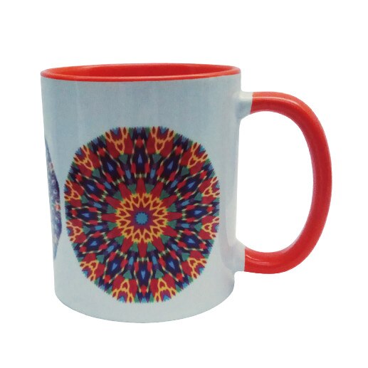 Cana cu mandale, LiLA, model 104, capacitate 250 ml, multicolor