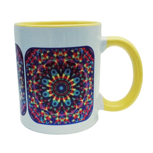 Cana cu mandale, LiLA, model 103, capacitate 250 ml, multicolor