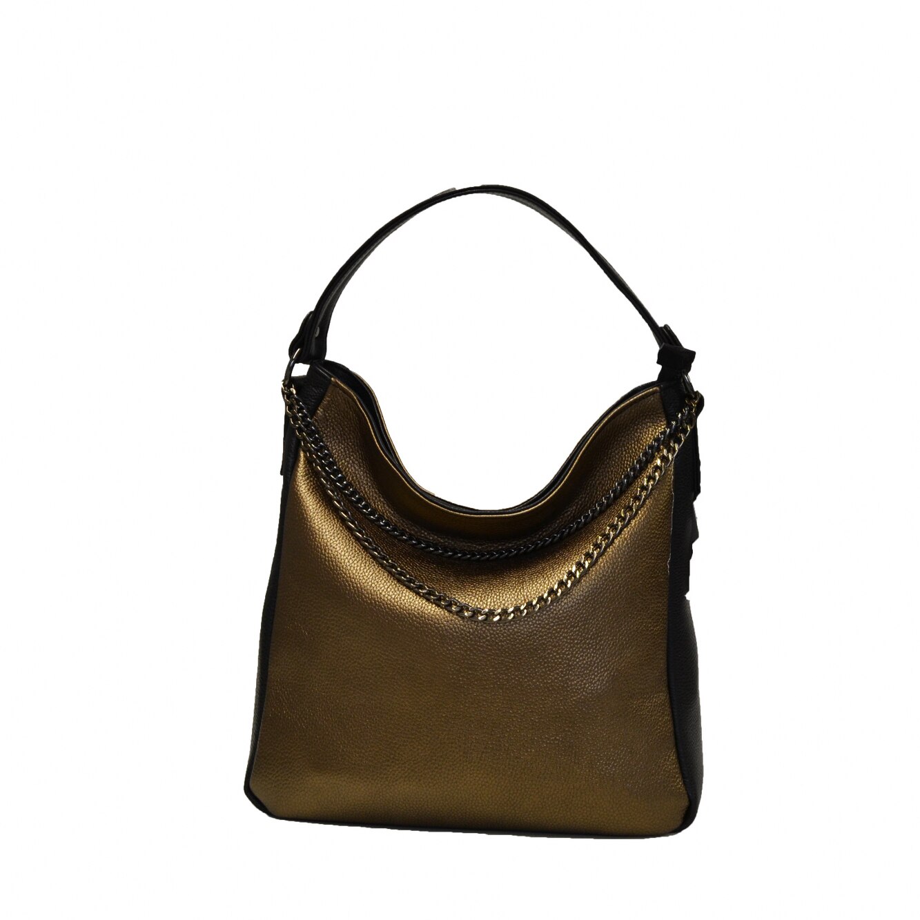 Geanta dama,Zea casual neagru bronz,30x14x30