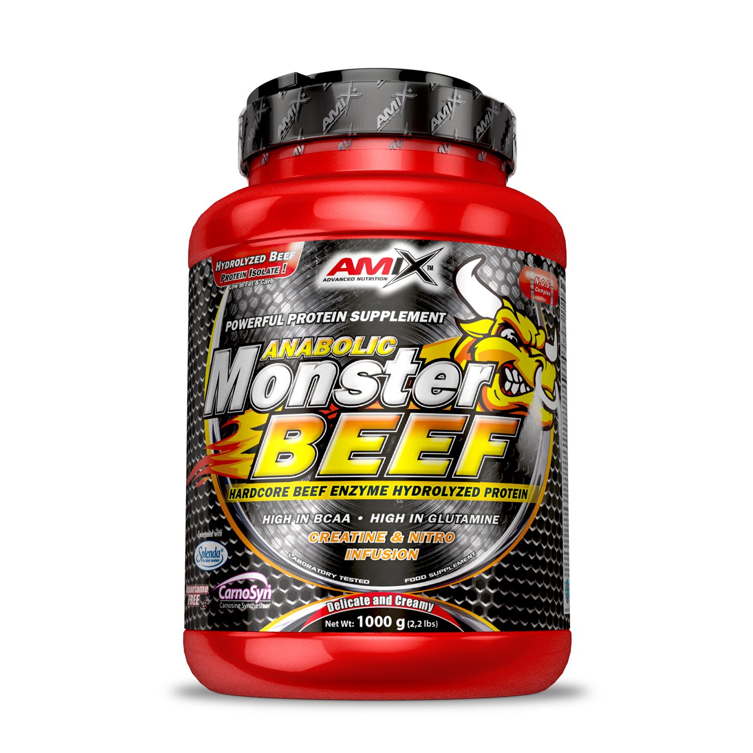 Concentrat Proteic Amix Monster Beef Protein Fructe De Padure 1.000 Kg