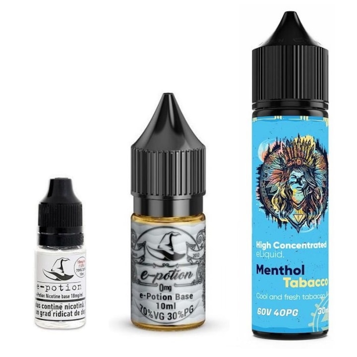 Pachet Lichid tigara electronica premium Tobacco Menthol, 4mg/ml, 50ml cu nicotina, Lichid Tigara Electronica premium cu nicotina Smokemania Lichid tigara electronica - eMAG.ro Pachet Lichid tigara electronica premium Tobacco Menthol, 4mg/ml, 50ml cu nicotina, Lichid Tigara Electronica premium cu nicotina Smokemania Lichid tigara electronica - eMAG.ro