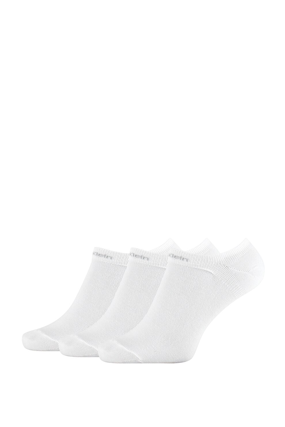 CALVIN KLEIN, Set de sosete pe glezna - 3 perechi, Alb, One Size