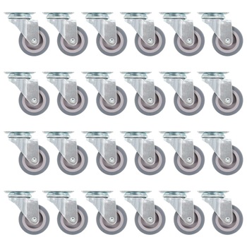 Set de 72 de roti pivotante, vidaXL, 50 mm Set de 72 de roti pivotante, vidaXL, 50 mm