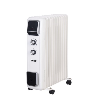 Calorifer electric cu ulei Zass ZR 11 E, 2500 W, 11 elementi, termostat reglabil, protectie la supraincalzire Calorifer electric cu ulei Zass ZR 11 E, 2500 W, 11 elementi, termostat reglabil, protectie la supraincalzire