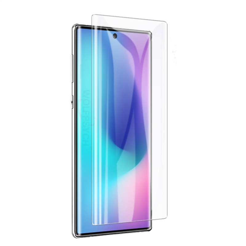 Folie de sticla Premium cu Nano Lichid UV pentru Galaxy Note 10
