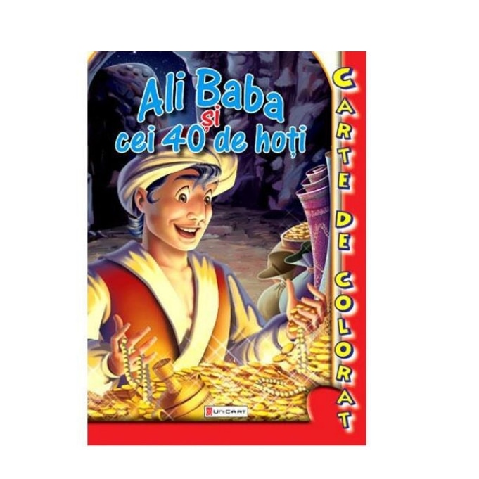 Ali Baba si cei 40 de hoti A5 - Carte de colorat
