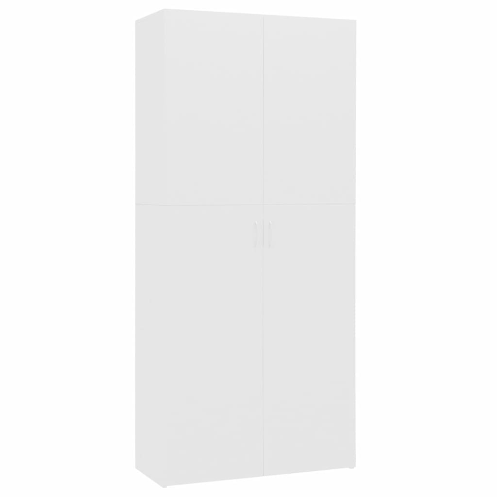 Pantofar vidaXL, PAL, 80 x 35,5 x 180 cm, Alb