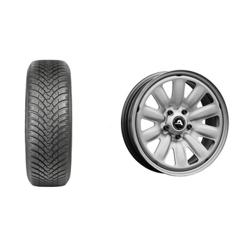 Roata completa Renault Megane RFB janta otel ALCAR 130404 6.5x16 + anvelopa iarna Falken HS01 205/55R16 91H + Senzor presiune ALCAR Roata completa Renault Megane RFB janta otel ALCAR 130404 6.5x16 + anvelopa iarna Falken HS01 205/55R16 91H + Senzor presiune ALCAR