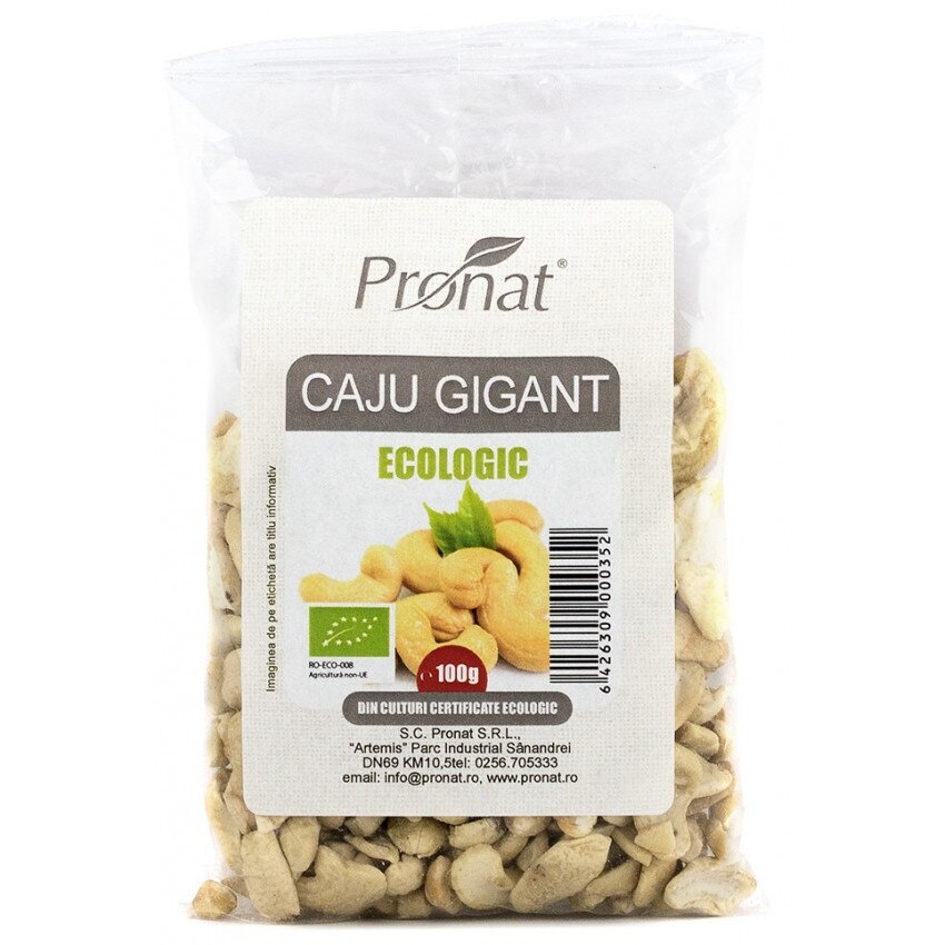 Caju gigant, bio, Pronat, 100g