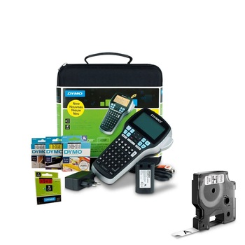 Aparat etichetat DYMO LabelManager 420P kit cu servieta, conectare la PC si 1 caseta etichete profesionale D1, 12mm x 7m, negru/alb, S0915480, 45013 Aparat etichetat DYMO LabelManager 420P kit cu servieta, conectare la PC si 1 caseta etichete profesionale D1, 12mm x 7m, negru/alb, S0915480, 45013