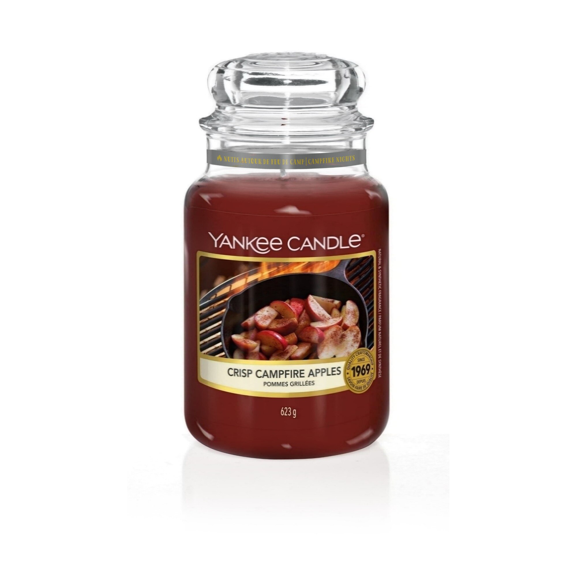 Lumanare Parfumata Borcan Mare Crisp Campfire Apples, Yankee Candle