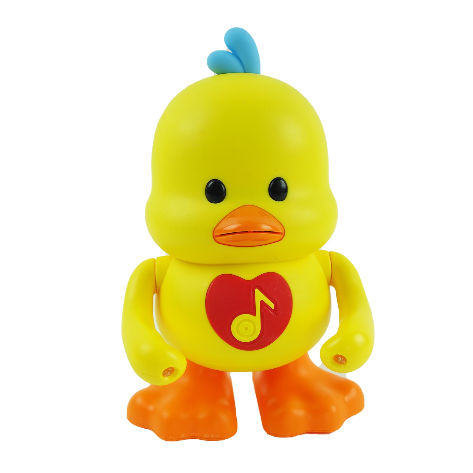 Ratusca dansatoare, cu lumini, miscare si 5 melodii diferite, 17 cm