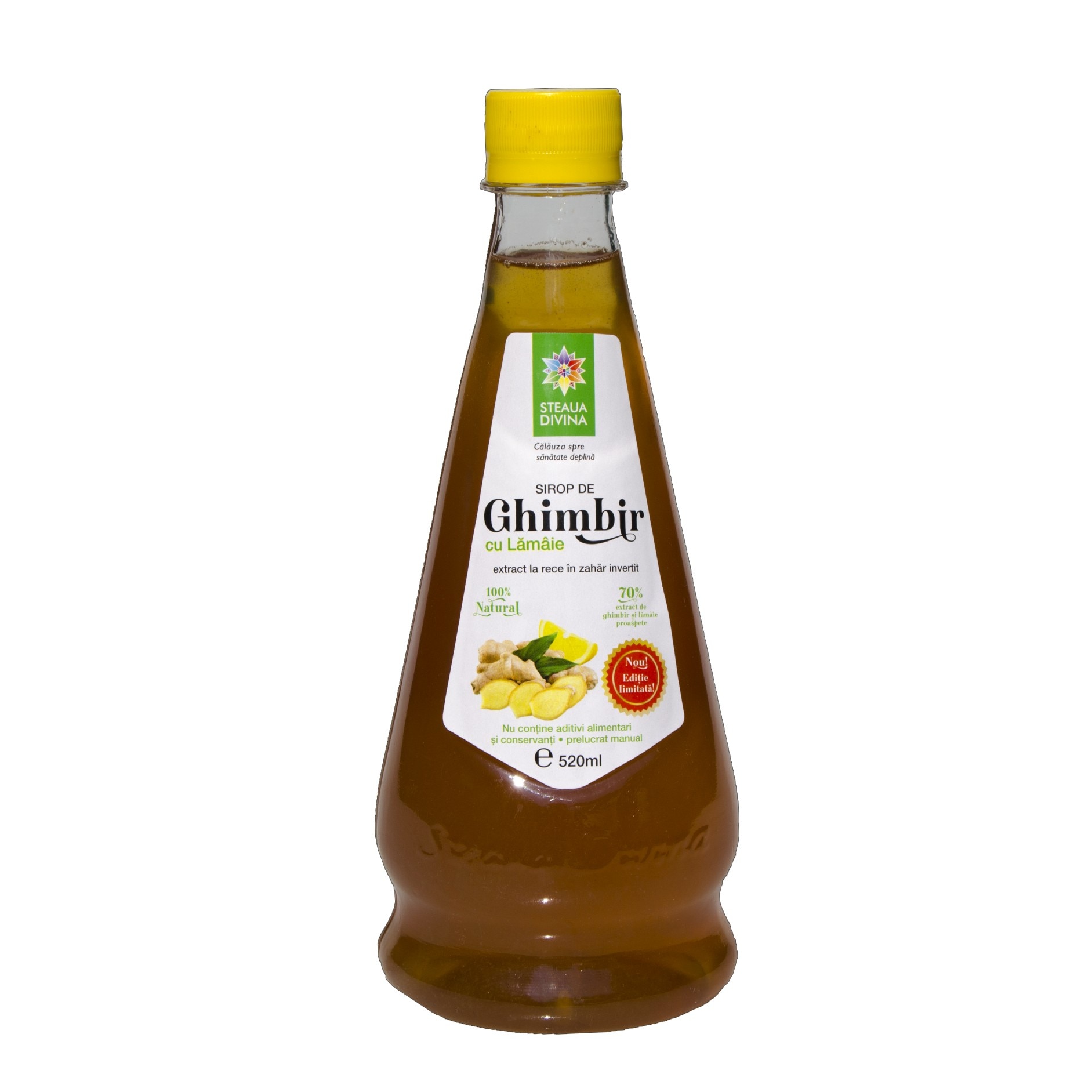 Sirop de ghimbir cu lamaie, 520ml