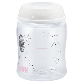 Set recipiente Nuk, pentru stocare lapte matern, 2 buc, 150 ml Set recipiente Nuk, pentru stocare lapte matern, 2 buc, 150 ml