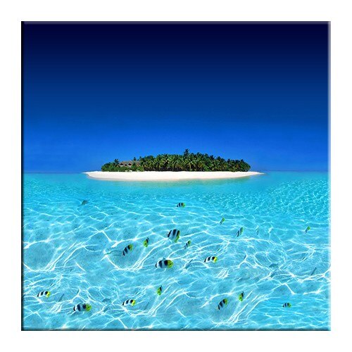 Tablou DualView Startonight Destinatie de vacanta exotica, luminos in intuneric, 30 x 30 cm