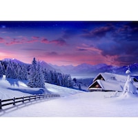 peisaje de iarna carrefour