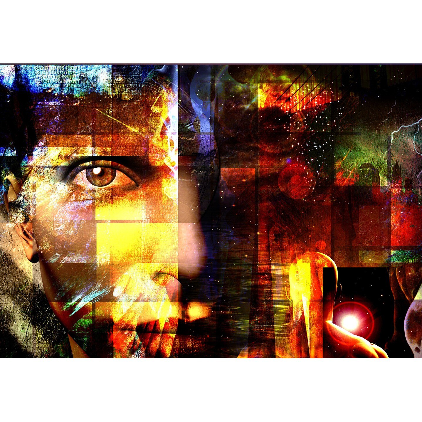 Fototapet Startonight Design abstract, luminos in intuneric, 1.83 x 1.28 m