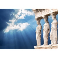 Fototapet Startonight Rasarit la Atena, luminos in intuneric, 3.66 x 2.56 m