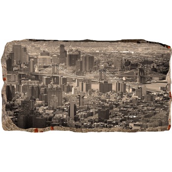 Fototapet 3D Startonight New York in nuante gri, luminos in intuneric, 2.20 x 1.20 m Fototapet 3D Startonight New York in nuante gri, luminos in intuneric, 2.20 x 1.20 m