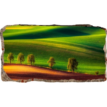 Fototapet 3D Startonight Peisaj verde, luminos in intuneric, 2.20 x 1.20 m Fototapet 3D Startonight Peisaj verde, luminos in intuneric, 2.20 x 1.20 m