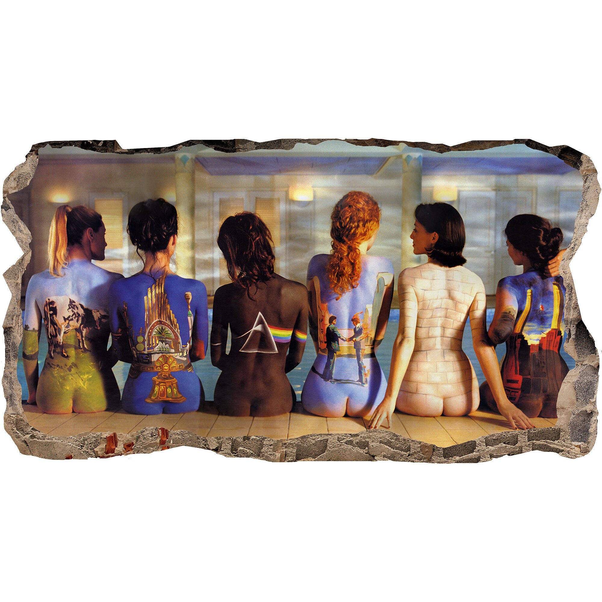 Fototapet 3D Startonight Fete la piscina, luminos in intuneric, 1.50 x 0.82 m