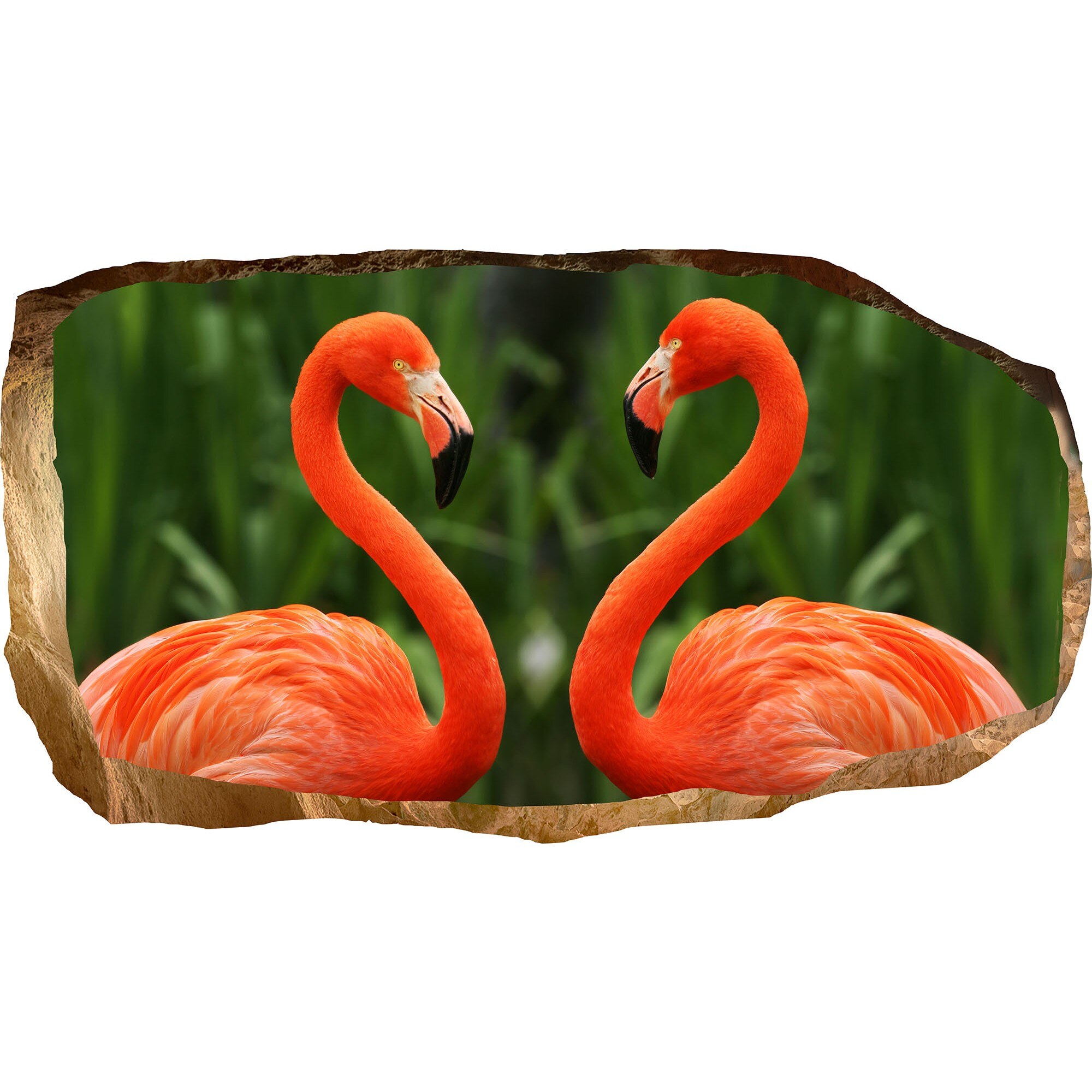 Fototapet 3D Startonight Flamingo, luminos in intuneric, 2.20 x 1.20 m