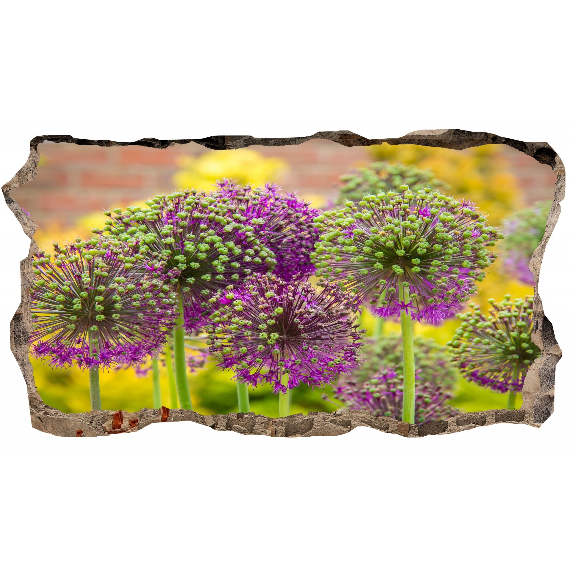 Fototapet 3D Startonight Flori mov, luminos in intuneric, 1.50 x 0.82 m