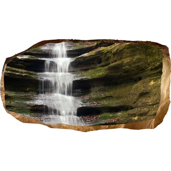 Fototapet 3D Startonight Cascada Zen, luminos in intuneric, 2.20 x 1.20 m Fototapet 3D Startonight Cascada Zen, luminos in intuneric, 2.20 x 1.20 m