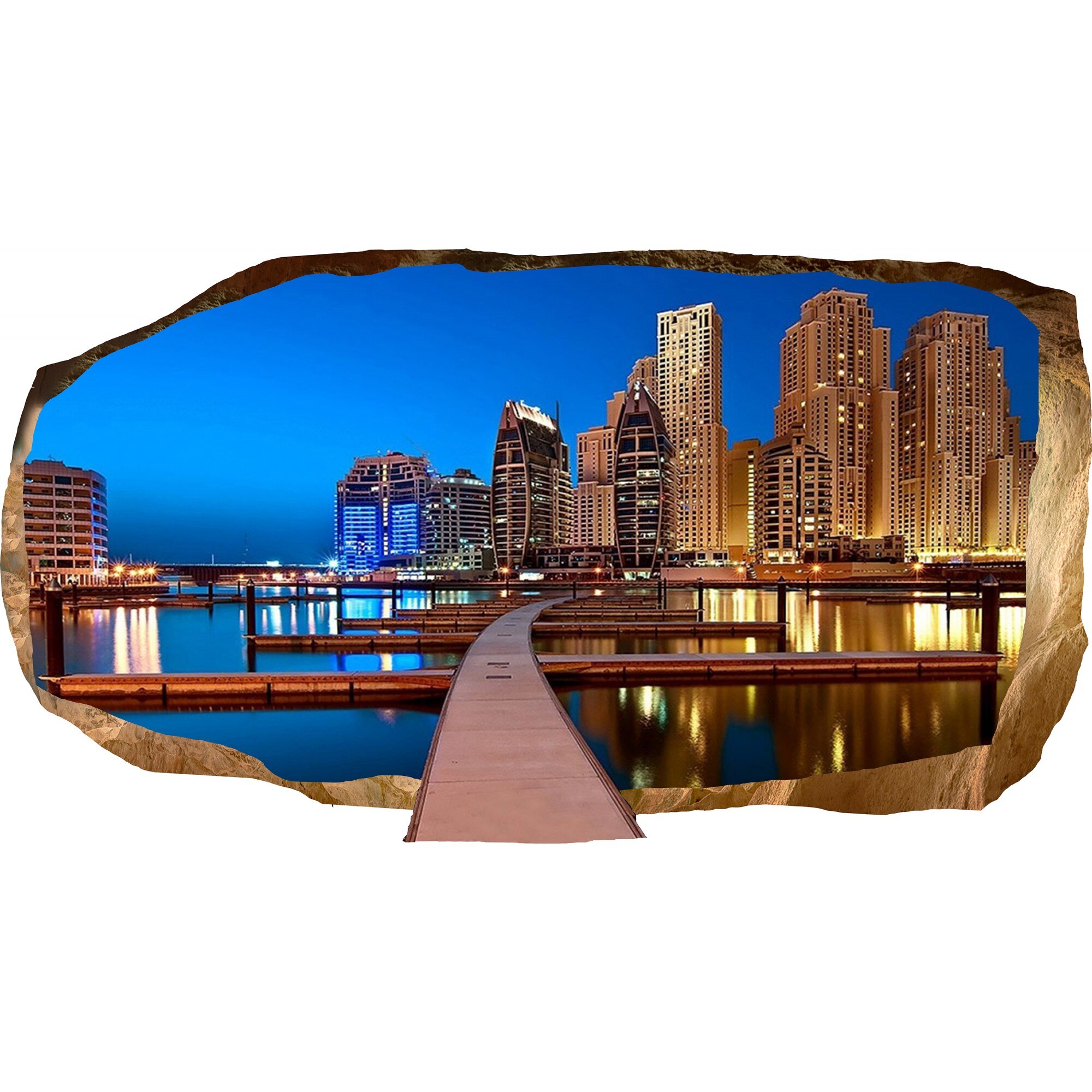 Fototapet 3D Startonight Sa facem o plimbare, luminos in intuneric, 2.20 x 1.20 m