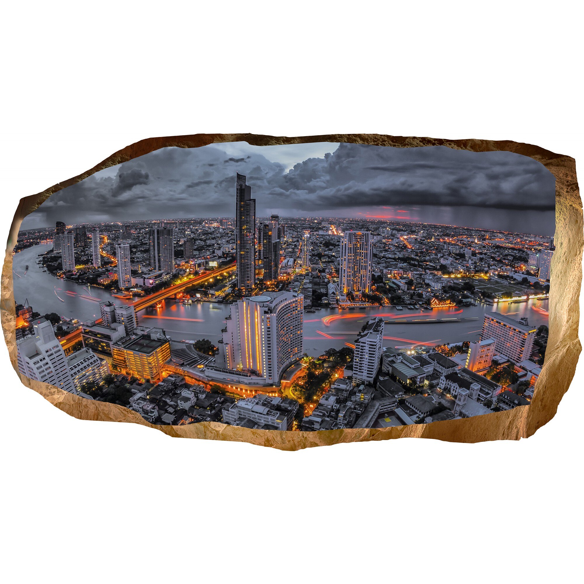 Fototapet 3D Startonight Viata in viteza, luminos in intuneric, 1.50 x 0.82 m